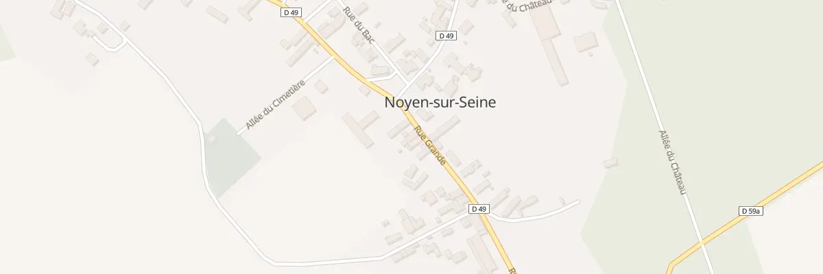 Plan du 25 Rue Grande à Noyen-sur-Seine