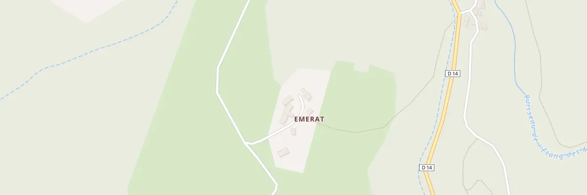 Plan du 5377 Emerat à Montmorin