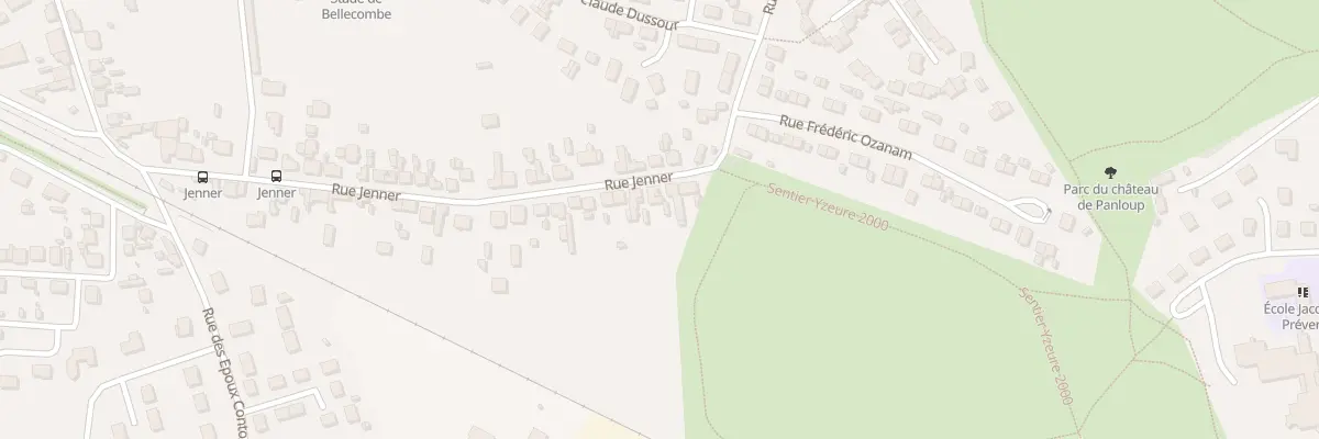 Plan du 38 Rue Jenner à Yzeure