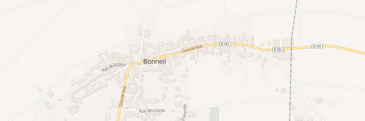 Plan du 33 Grande Rue à Bonneil