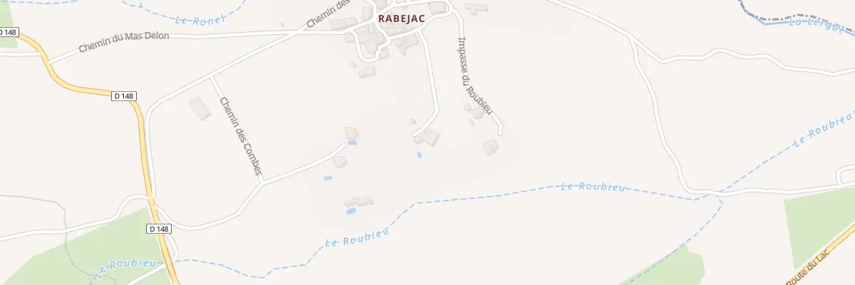 Plan du 5645F Hameau de Rabejac au Puech