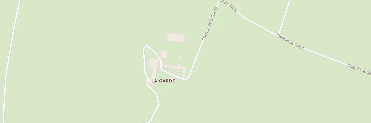 Plan du 5057 La Garde à Sauxillanges