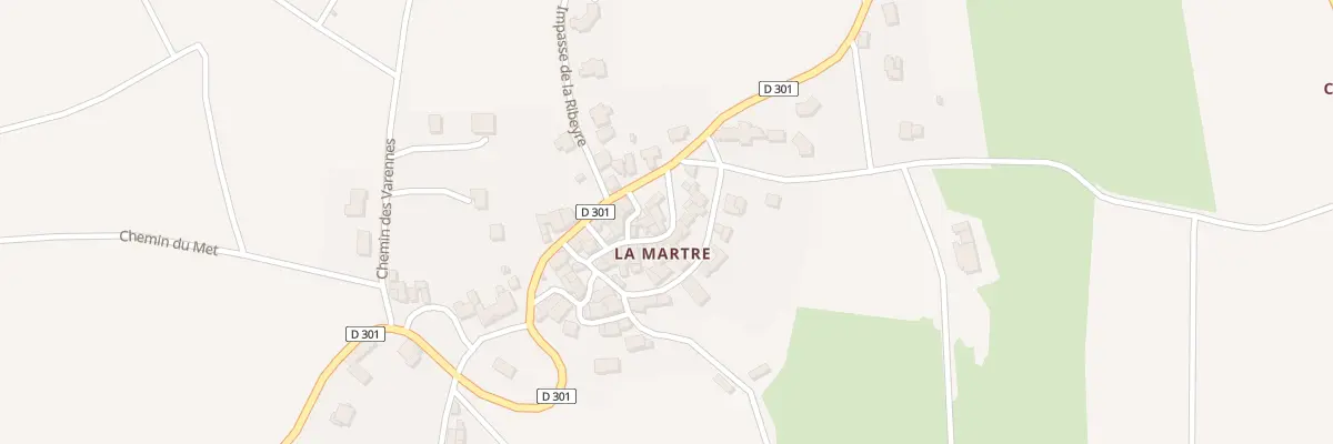 Plan du 5061 Les Martres à Montmorin