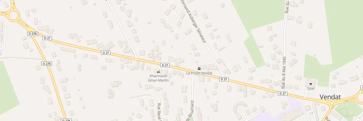 Plan du 30 Rue des Landes à Vendat