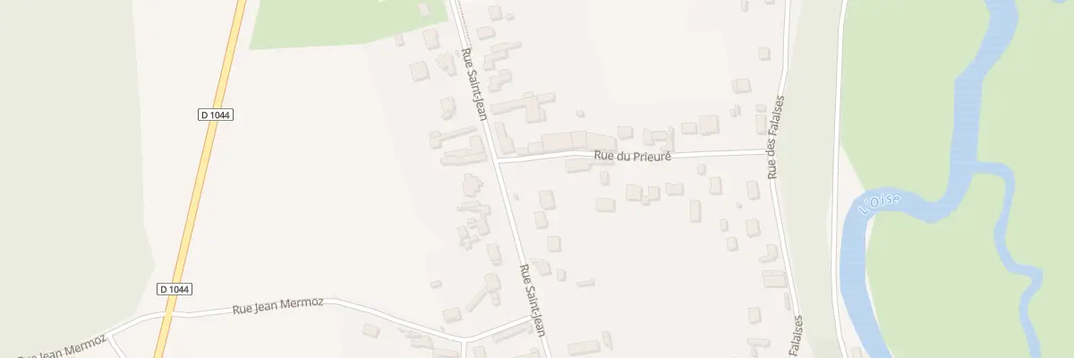 Plan du 22 Rue Saint - Jean à Vendeuil
