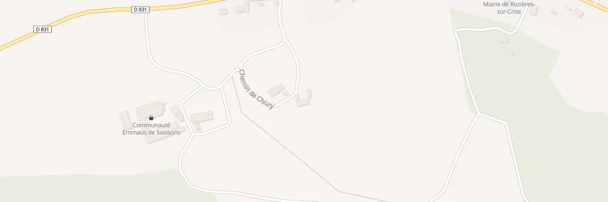 Plan du 10 Che de Chivry à Rozières-sur-Crise