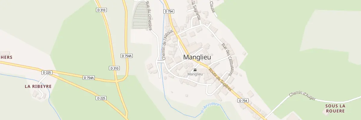 Plan du 5247 Bourg de Manglieu à Manglieu