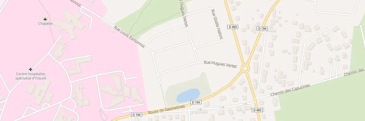 Plan du 4 Rue Dulcie September à Yzeure