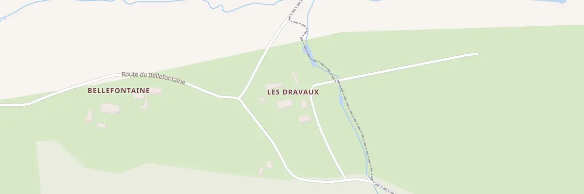 Plan du 7 Rte de Bellefontaine à Gennetines