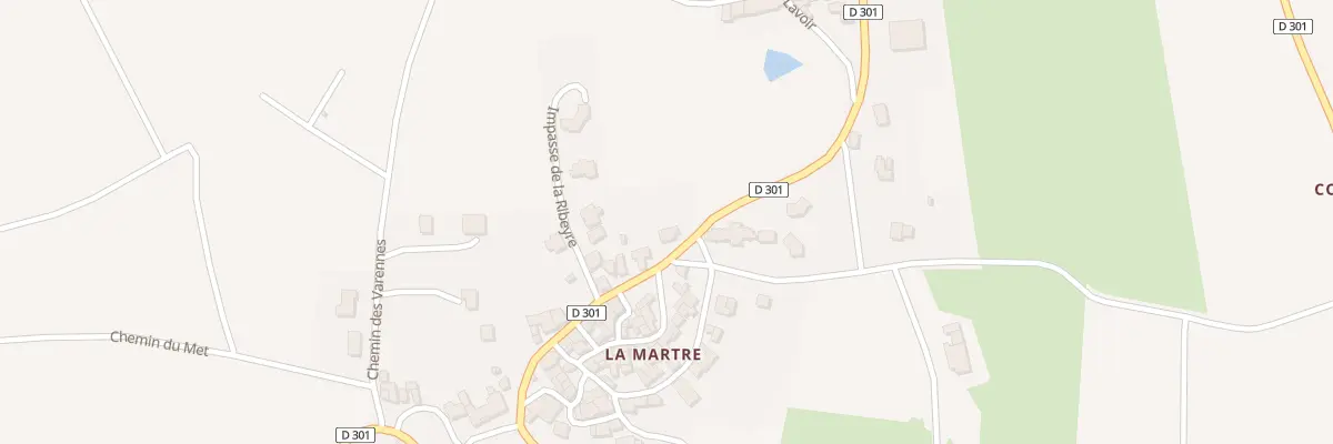 Plan du 5326 La Martre à Montmorin
