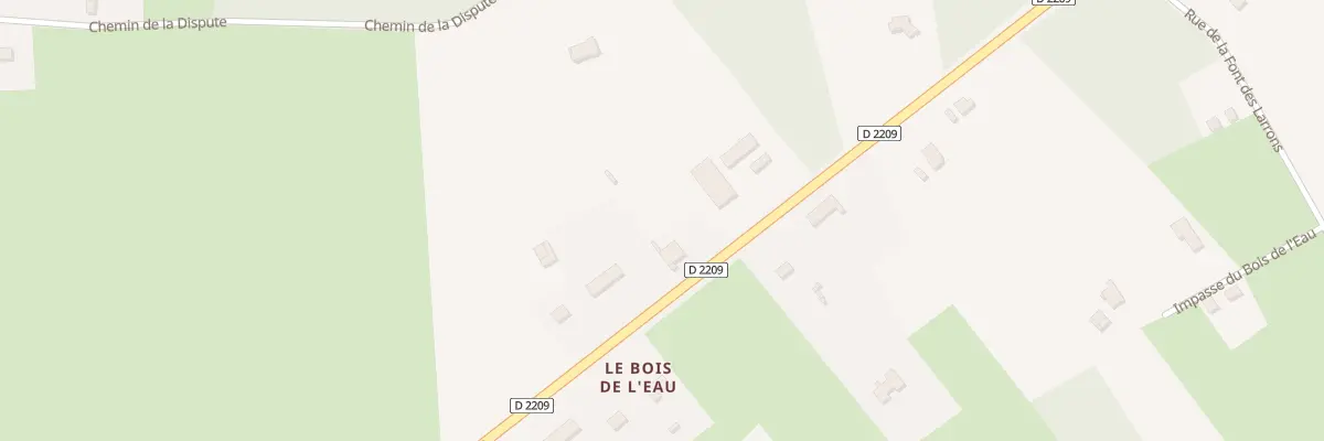 Plan du 107 Rte Nationale à Espinasse-Vozelle