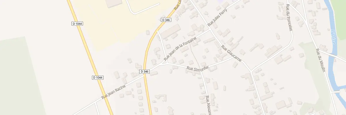 Plan du 8 Rue Simonfer à Vendeuil