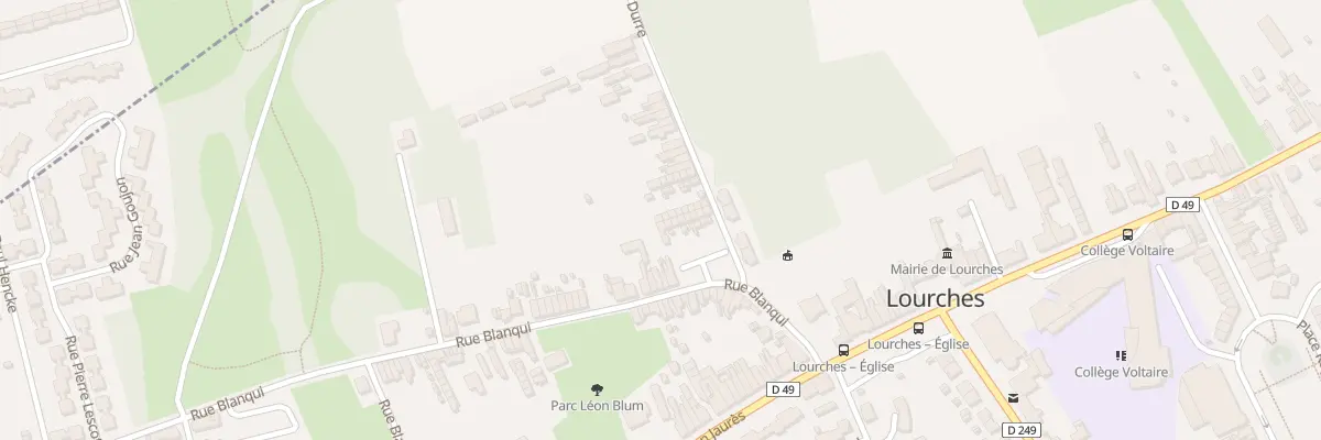 Plan du 55G Rue Henri Durre à Lourches