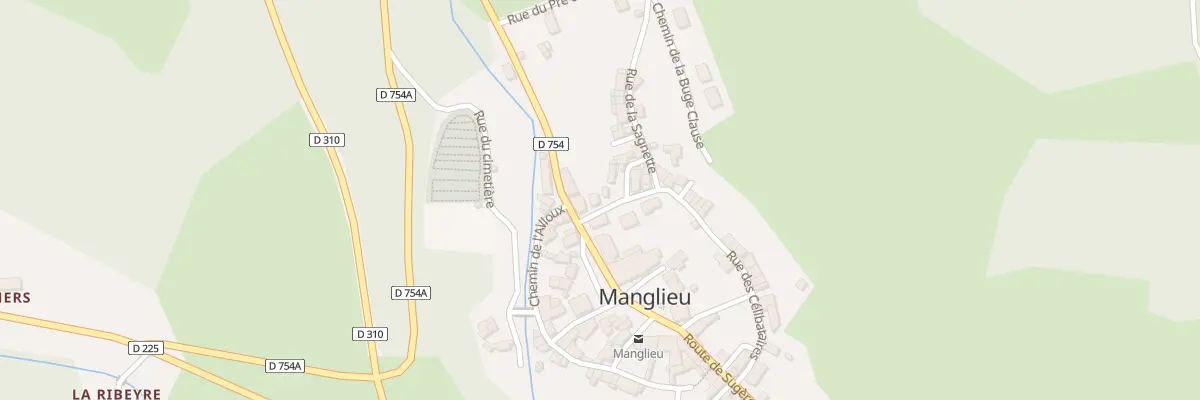 Plan du 11 Bourg de Manglieu à Manglieu