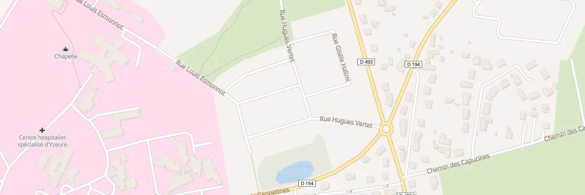 Plan du 20 Rue Dulcie September à Yzeure