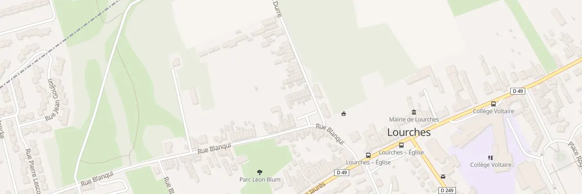Plan du 55F Rue Henri Durre à Lourches