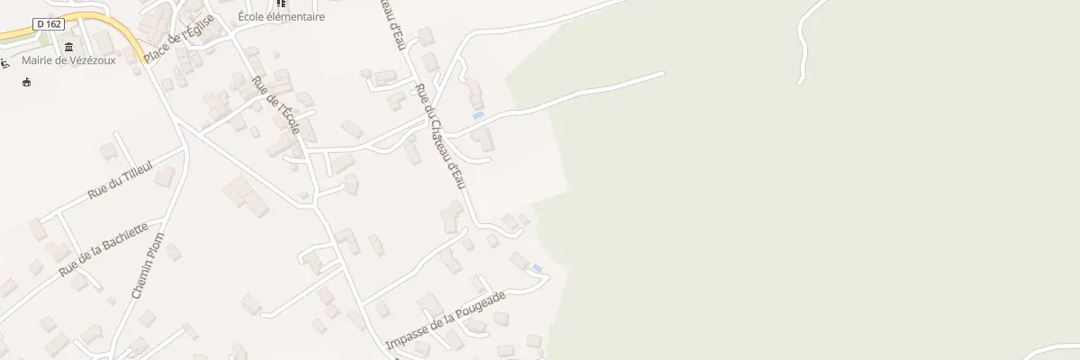 Plan du 2 Rue du Chateau d’Eau à Vézézoux