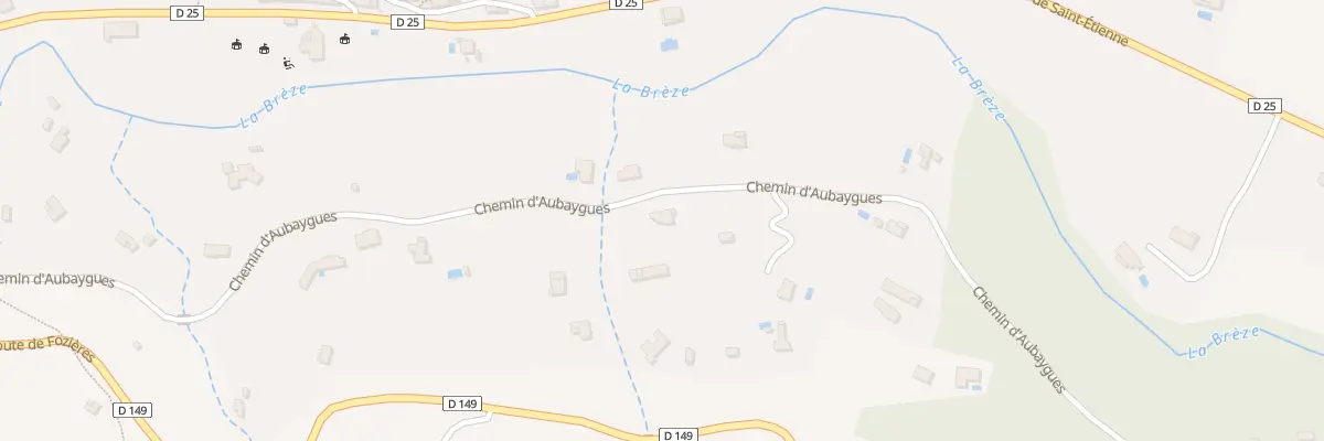 Plan du 798 Che d’Aubaygues à Soubès