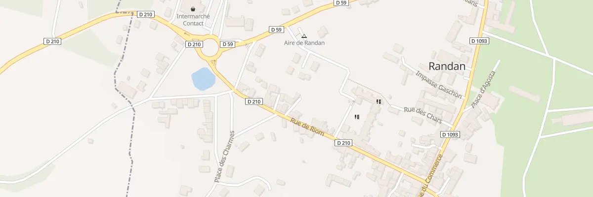 Plan du 3 Imp de Riom à Randan