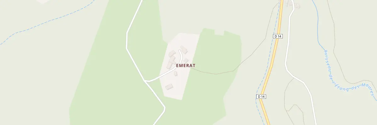 Plan du 5134 Emerat à Montmorin