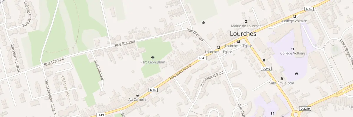 Plan du 461A Rue Jean Jaurès à Lourches