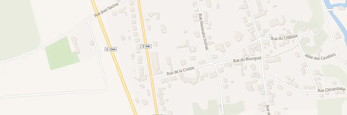 Plan du 1 Rue de la Croisie à Vendeuil
