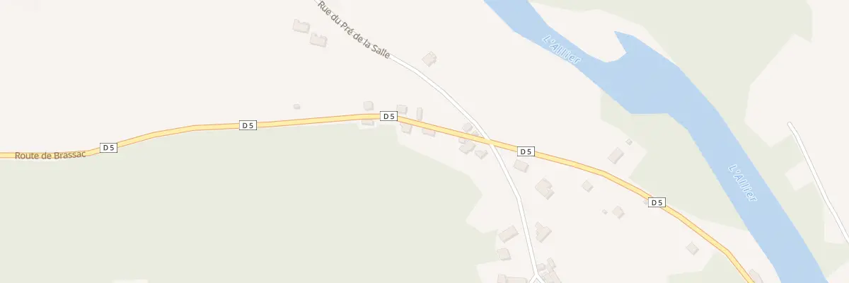 Plan du 1 Rte de Brassac à Auzon
