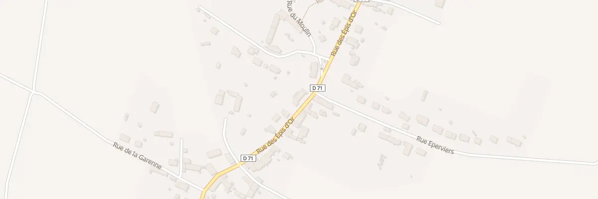 Plan du 43 Rue des Epis d’Or à Cerneux