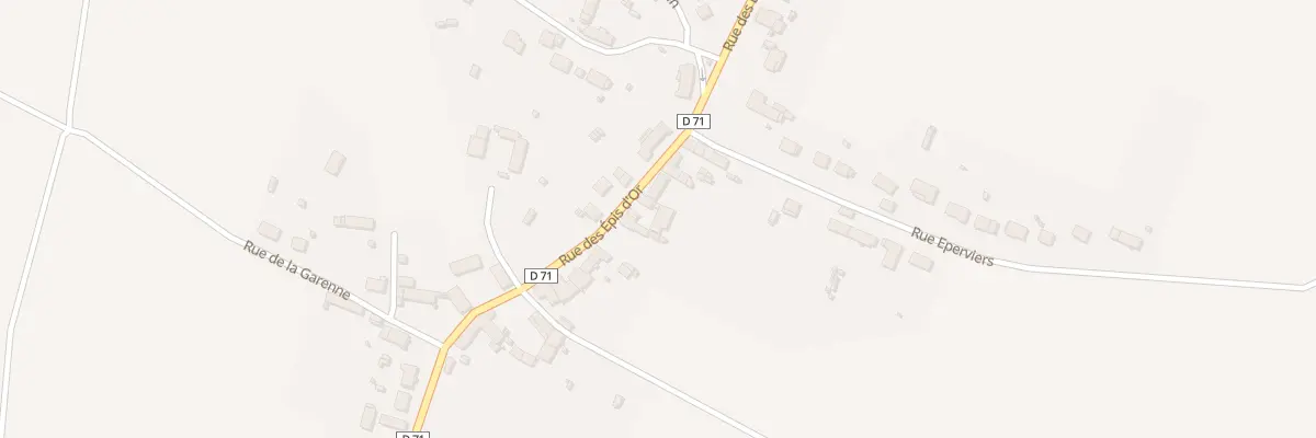 Plan du 52 Rue des Epis d’Or à Cerneux