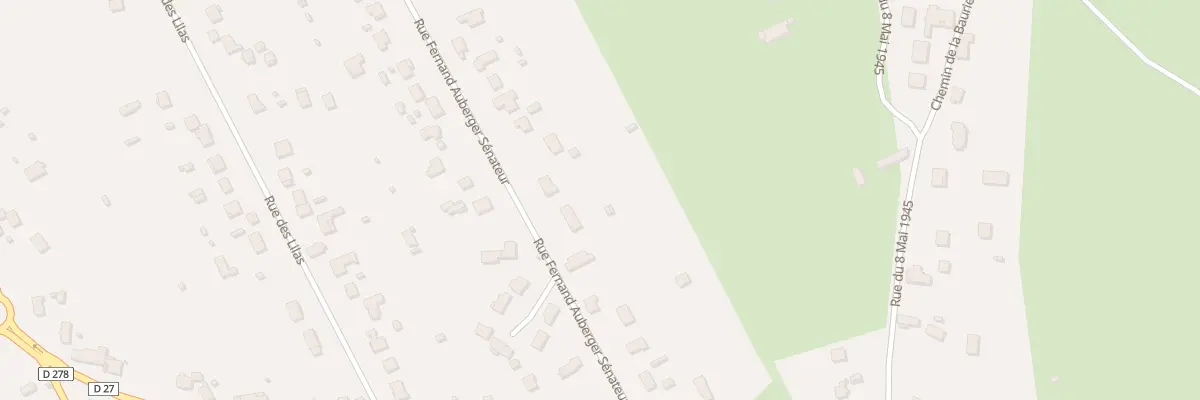 Plan du 18 Rue Fernand Auberger Senateur à Vendat