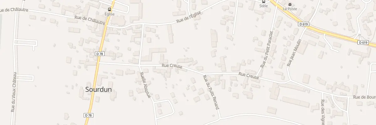 Plan du 19 Rue Creuse à Sourdun