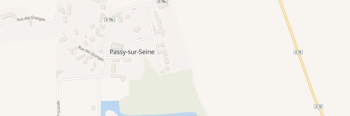 Plan du 7B Rue des Bordes à Passy-sur-Seine