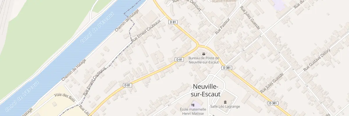Plan du 6 Rue Arthur Lamendin à Neuville-sur-Escaut