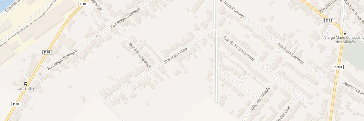Plan du 37 Rue Jean Lebas à Neuville-sur-Escaut