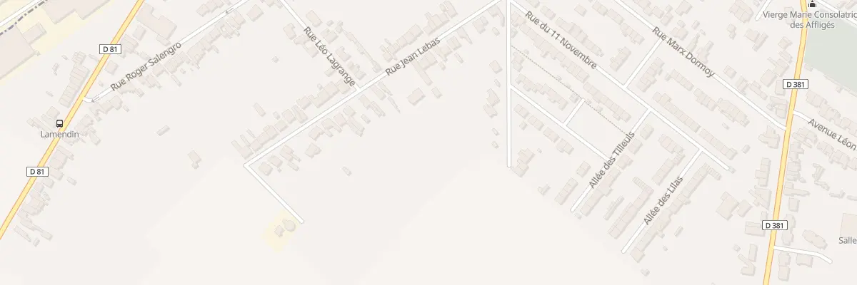 Plan du 47 Rue Jean Lebas à Neuville-sur-Escaut