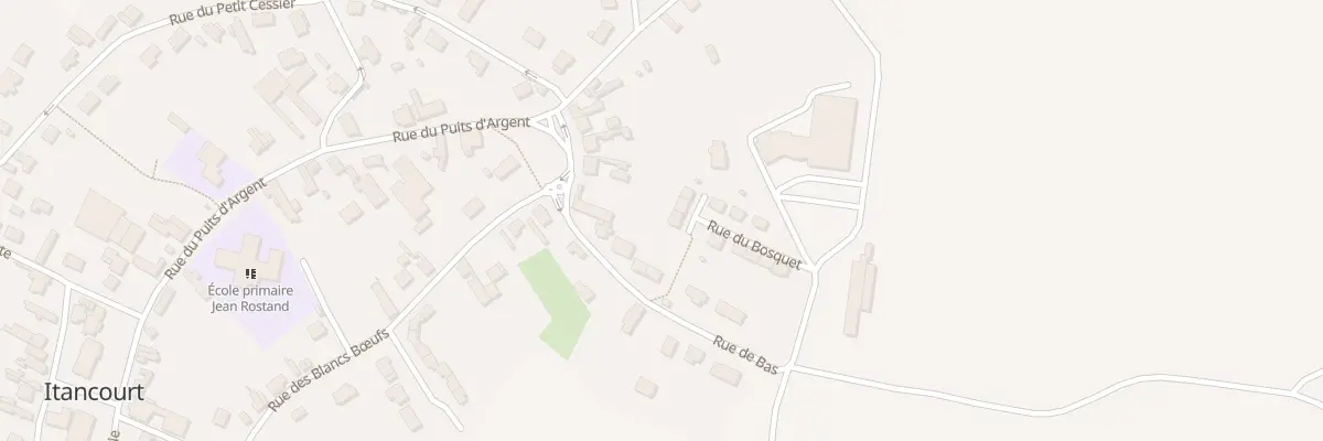 Plan du 12 Rue du Bosquet à Itancourt