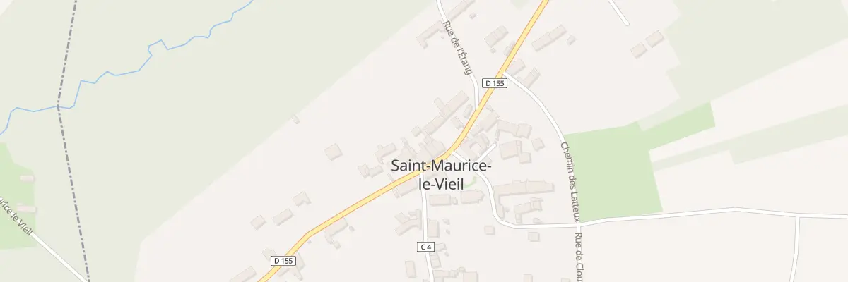 Plan du 10 Rte de Thizouaille à Merry à Saint-Maurice-le-Vieil