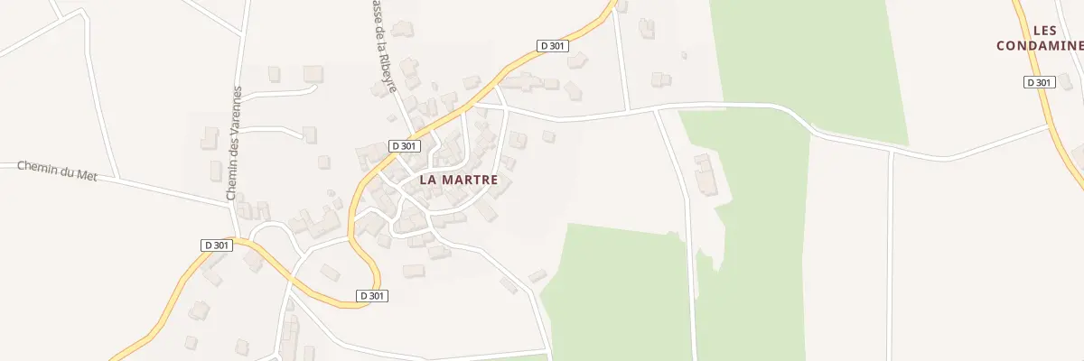 Plan du 5066 La Martre à Montmorin