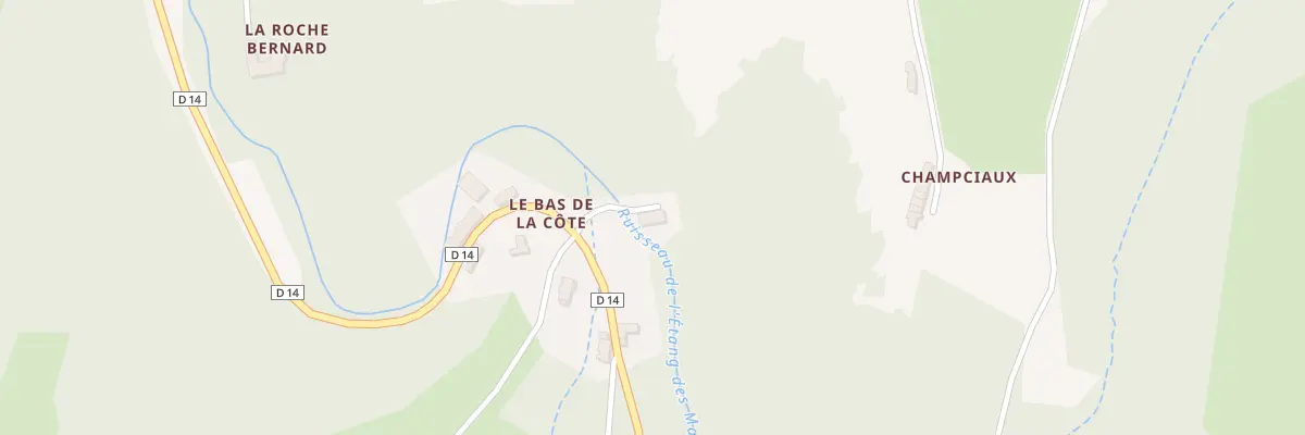 Plan du 5254 La Cote à Montmorin