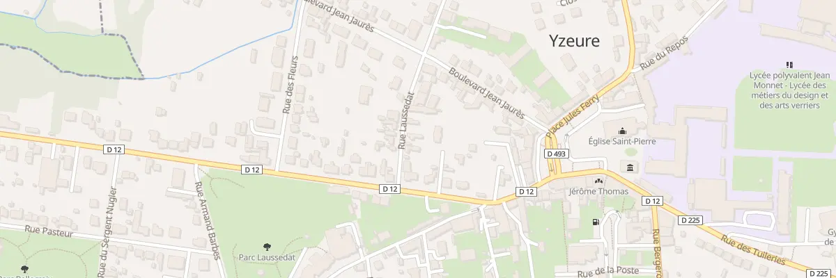 Plan du 6 Rue Laussedat à Yzeure