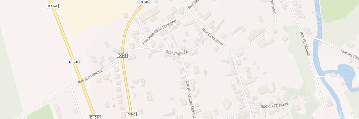 Plan du 2 Rue Alexandre Dumas à Vendeuil