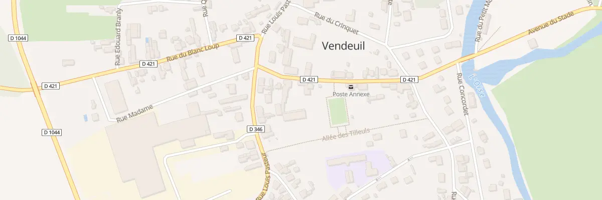 Plan du 4 Rue de l’Hôtel Dieu à Vendeuil