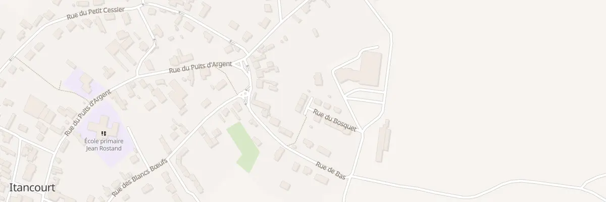 Plan du 10 Rue du Bosquet à Itancourt