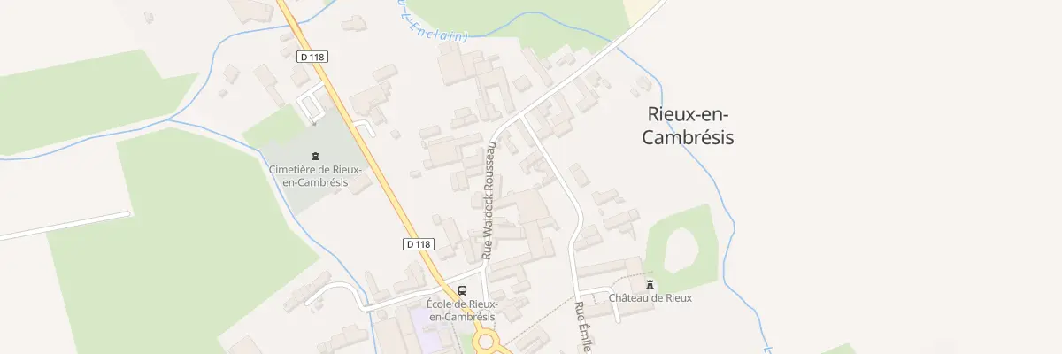Plan du 5 Rue Emile Zola à Rieux-en-Cambrésis