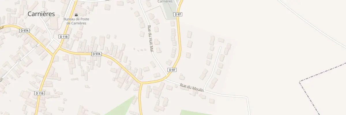 Plan du 63 Rue du Général Leclerc à Carnières