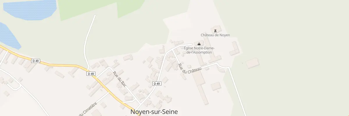 Plan du 1 Rue du Château à Noyen-sur-Seine