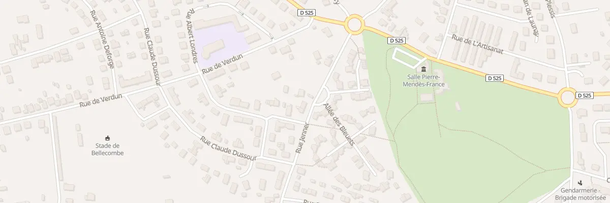 Plan du 73 Rue Jenner à Yzeure