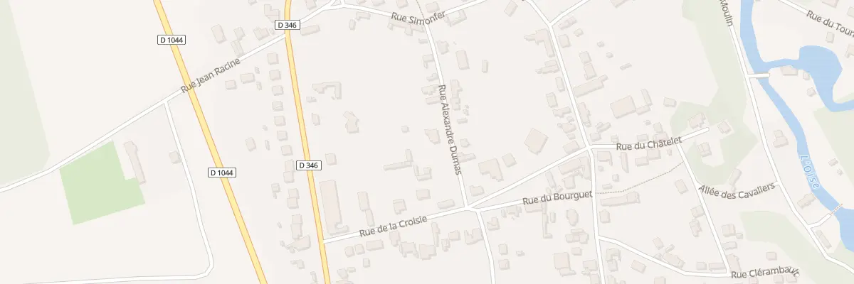Plan du 12 Rue Alexandre Dumas à Vendeuil