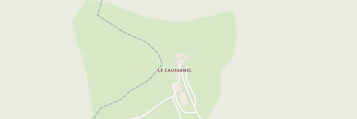 Plan du 5134 Le Caussanel à Sauclières
