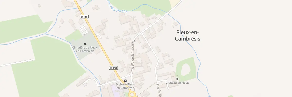 Plan du 3 Rue Emile Zola à Rieux-en-Cambrésis